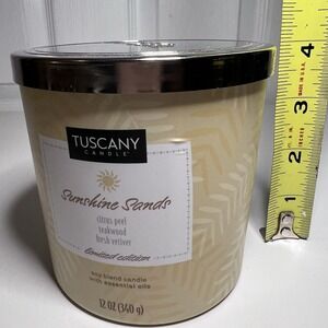 Tuscany Candle "Sunshine‎ Sands" soy blend candle with essential oils